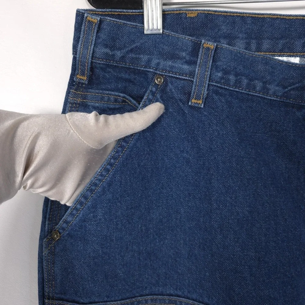 CARHARTT New Double Front Knee VTG Jeans 38x34 Logger Dungaree Loose Fit B73 DST